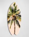 The Oliver Gal Artist Co. Decorative Skimboard Art In Blush/ Green