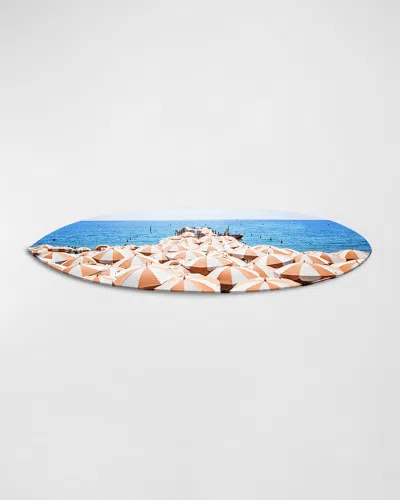 The Oliver Gal Artist Co. Decorative Surfboard Art In Beach Retreat Umbrellas