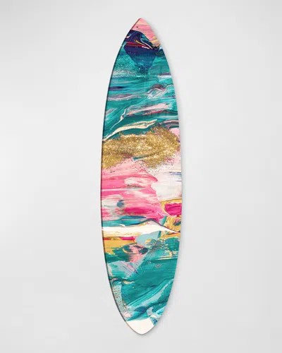 The Oliver Gal Artist Co. Decorative Surfboard Art In Blue