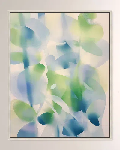 The Oliver Gal Artist Co. Fluid Garden I Framed Giclee