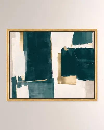 The Oliver Gal Artist Co. Forest Glimmer I Framed Giclee On Canvas
