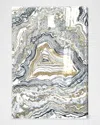 The Oliver Gal Artist Co. Healing Grey Quartz Gallery-wrapped Giclee In White