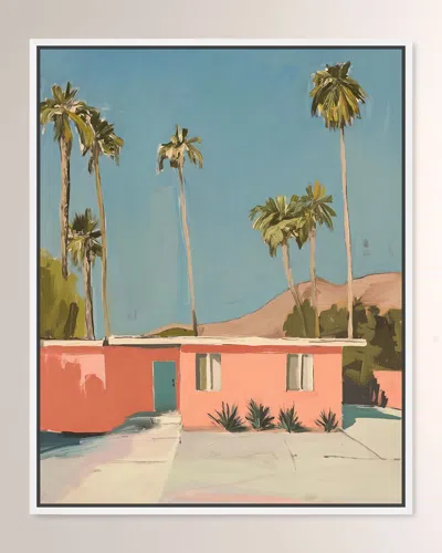 The Oliver Gal Artist Co. House Among Palms Framed Art Print On Acrylic