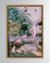 The Oliver Gal Artist Co. In The Tropics Giclee On Canvas In Pink