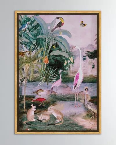 The Oliver Gal Artist Co. In The Tropics Giclee On Canvas In Pink