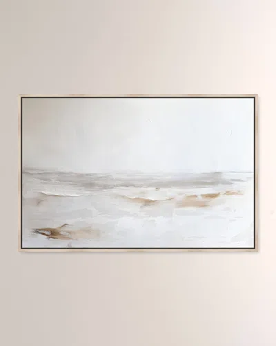 The Oliver Gal Artist Co. Interstellar Sands Ii Framed Giclee On Canvas