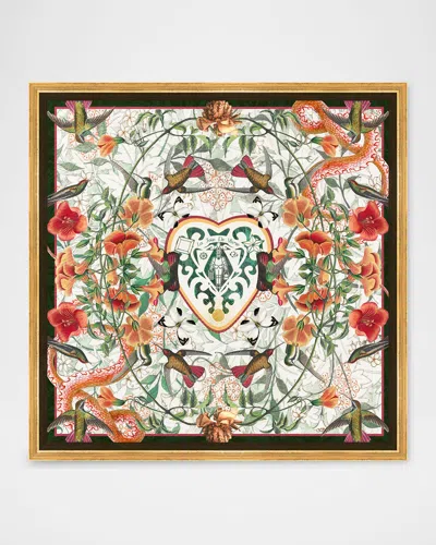 The Oliver Gal Artist Co. Joy Of Life Hand-embellished Framed Giclee In Neutral