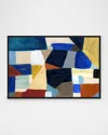 The Oliver Gal Artist Co. Midcentury Landscape Hand-embellished Framed Print In Multi