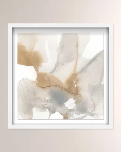 The Oliver Gal Artist Co. Neutral Flow Iii Framed Art Print On Paper