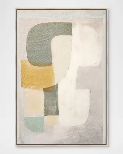 The Oliver Gal Artist Co. Pale Colors Magnets Hand-embellished Framed Print In Neutral