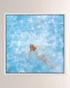 The Oliver Gal Artist Co. Pool Day Painting Hand-embellished Giclee