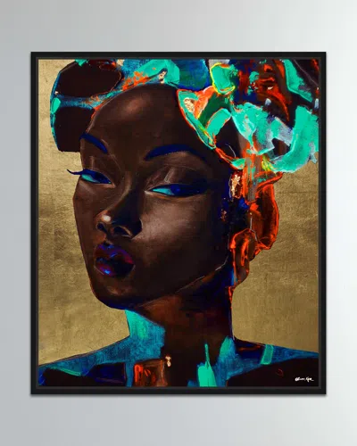 The Oliver Gal Artist Co. Queen Of Neon Giclee On Canvas In Brown