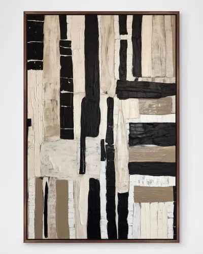 The Oliver Gal Artist Co. Sleek Targa Framed Giclee In Neutral