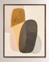 The Oliver Gal Artist Co. Soft Arches Ii Framed Giclee On Canvas