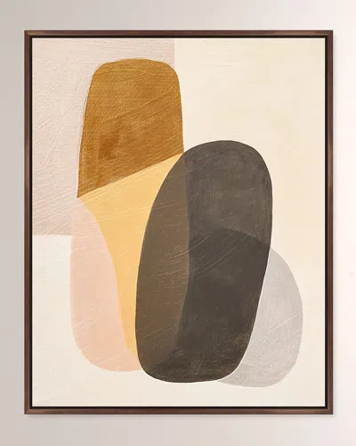 The Oliver Gal Artist Co. Soft Arches Ii Framed Giclee On Canvas