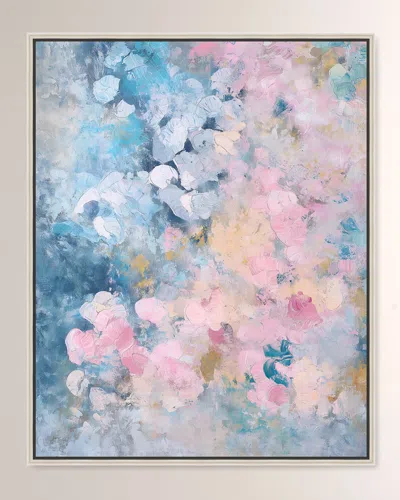 The Oliver Gal Artist Co. Soft Color Formations Ii Framed Giclee On Canvas