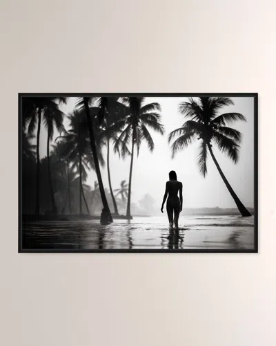 The Oliver Gal Artist Co. Tahitian Void Beach Framed Art Print On Acrylic