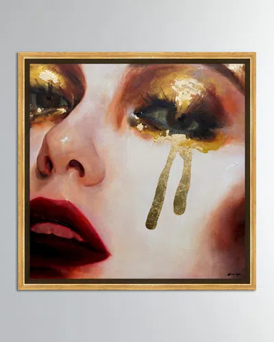 The Oliver Gal Artist Co. Tears Of Gold Giclee On Canvas