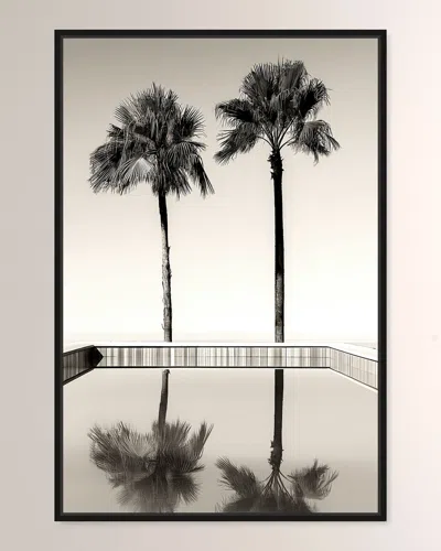The Oliver Gal Artist Co. Two Palms Framed Art Print On Acrylic
