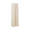 The One Cream Satin Oilivia Pants In Neutral