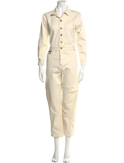 Pre-owned The Only Jane Jumpsuit In Neutral