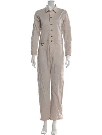 Pre-owned The Only Jane Jumpsuit In Neutral