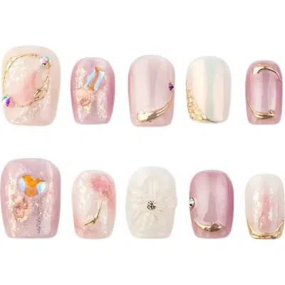The Only Nails Opal Elegance Short Square In Pink