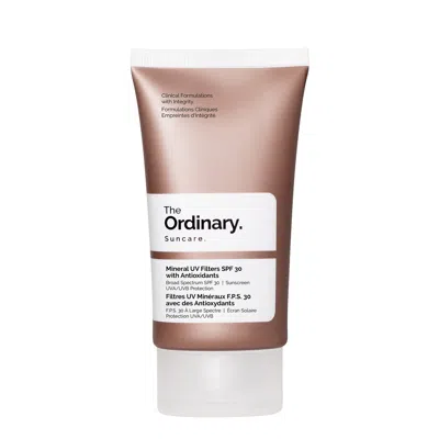The Ordinary Mineral Uv Filters Spf30 With Antioxidants 50ml In White