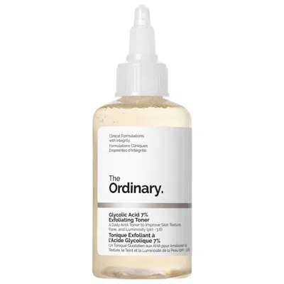 THE ORDINARY MINI GLYCOLIC ACID 7% EXFOLIATING TONER 3.38 OZ / 100 ML