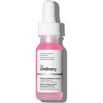 The Ordinary Pha 5% Exfoliating Lip Serum In Transparent