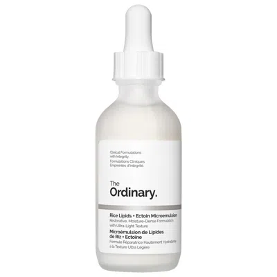 The Ordinary Rice Lipids + Ectoin Microemulsion Moisturizer For Soothing Hydration & Reduced Redness 2oz/60ml