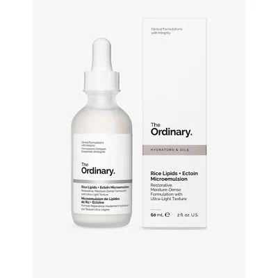 The Ordinary Rice Lipids + Ectoin Microemulsion Ultra-lightweight Moisturiser 60ml