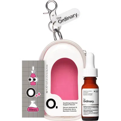 The Ordinary Soothing & Barrier Support Serum & Keychain Pouch Set In Transparent