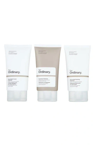 The Ordinary The Cleanser Discovery Set In White