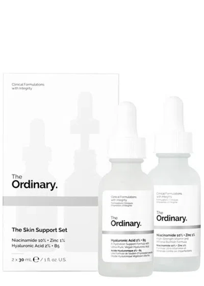 The Ordinary The Skin Support Set In White
