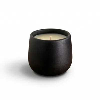 The Organic Candle Co. Black Organic Vanilla Candle