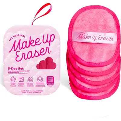 The Original Makeup Eraser Pink 5-day Makeup Eraser Set With Laundry Bag