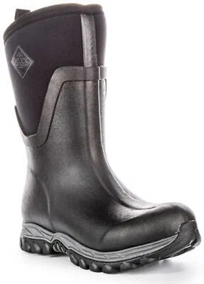 Pre-owned The Original Muck Boot Company Muck Arctic Sport Ii Mid Height Cold Weather Rubber Womens Boot Black Us 4 - 9