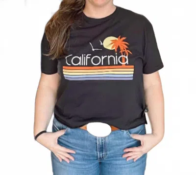 The Original Retro Brand California Vintage Short Sleeve Tee In Black