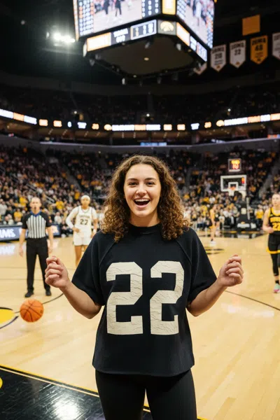 The Original Retro Brand Iowa "22" Sliced Short Sleeve Sweatshirt In Black