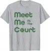 The Original Retro Brand Men's Meet Me At The Court T-shirt In Grey In Grey