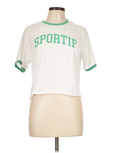 Pre-owned The Original Retro Brand Short Sleeve T-shirt In Ivory