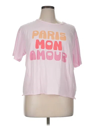 Pre-owned The Original Retro Brand Short Sleeve T-shirt In Pink