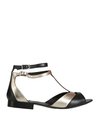 The Other Woman Woman Sandals Platinum Size 6 Calfskin In Gray