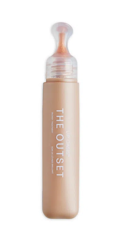 The Outset Lip Oasis Glossy Treatment Skinny Dip In Transparent