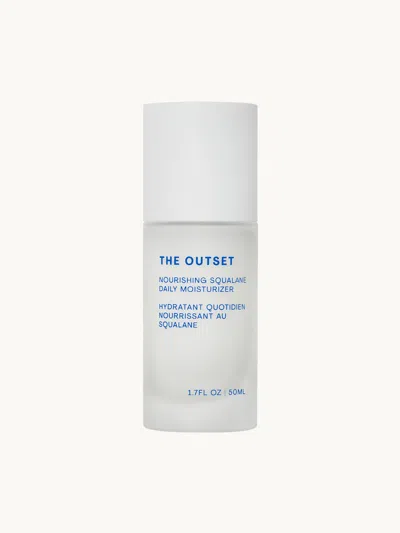 The Outset Nourishing Squalane Daily Moisturizer In White