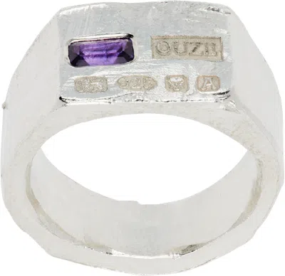 The Ouze Ssense Exclusive Hallmark Signet Ring