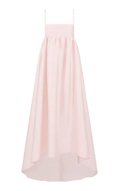 The Own Studio Exclusive Exclusive Empire Waist Mikado Gown In Pink
