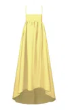 The Own Studio Exclusive Exclusive Empire Waist Mikado Gown In Yellow