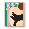 The Paper Tail Biological Cat - Art Print - Large